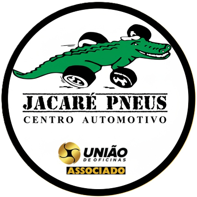 Logo Cartão JACARÉ PNEUS Centro Automotivo