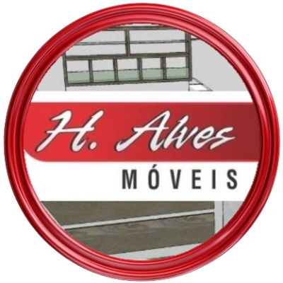 Logo Cartão H. Alves Móveis