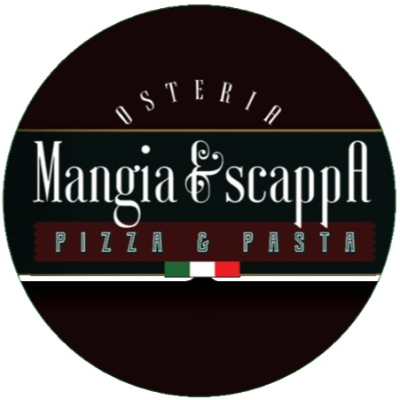 Logo Cartão Osteria Mangia & Scappa