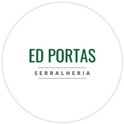 Logo Cartão ED PORTAS - Serralheria 