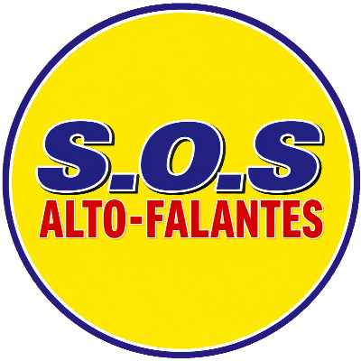 Logo Cartão S.O.S ALTO-FALANTES
