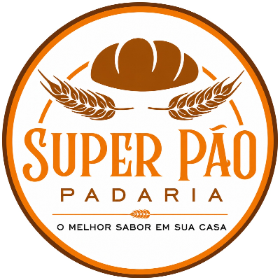 Logo Cartão Super Pão Padaria